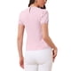thumbnail image 3 of INSPIRAR CHIC Blusa de Verano Casual con Manga Abullonada Retro y Cuello Peter Pan para Mujeres S Rosa, 3 of 6