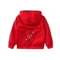 thumbnail image 3 of RXIRUCGD Children's Clothing Children's Spring Coats Small And Medium-sized Children's Spring Coats( Red, Size:110 2 Years ), 3 of 4