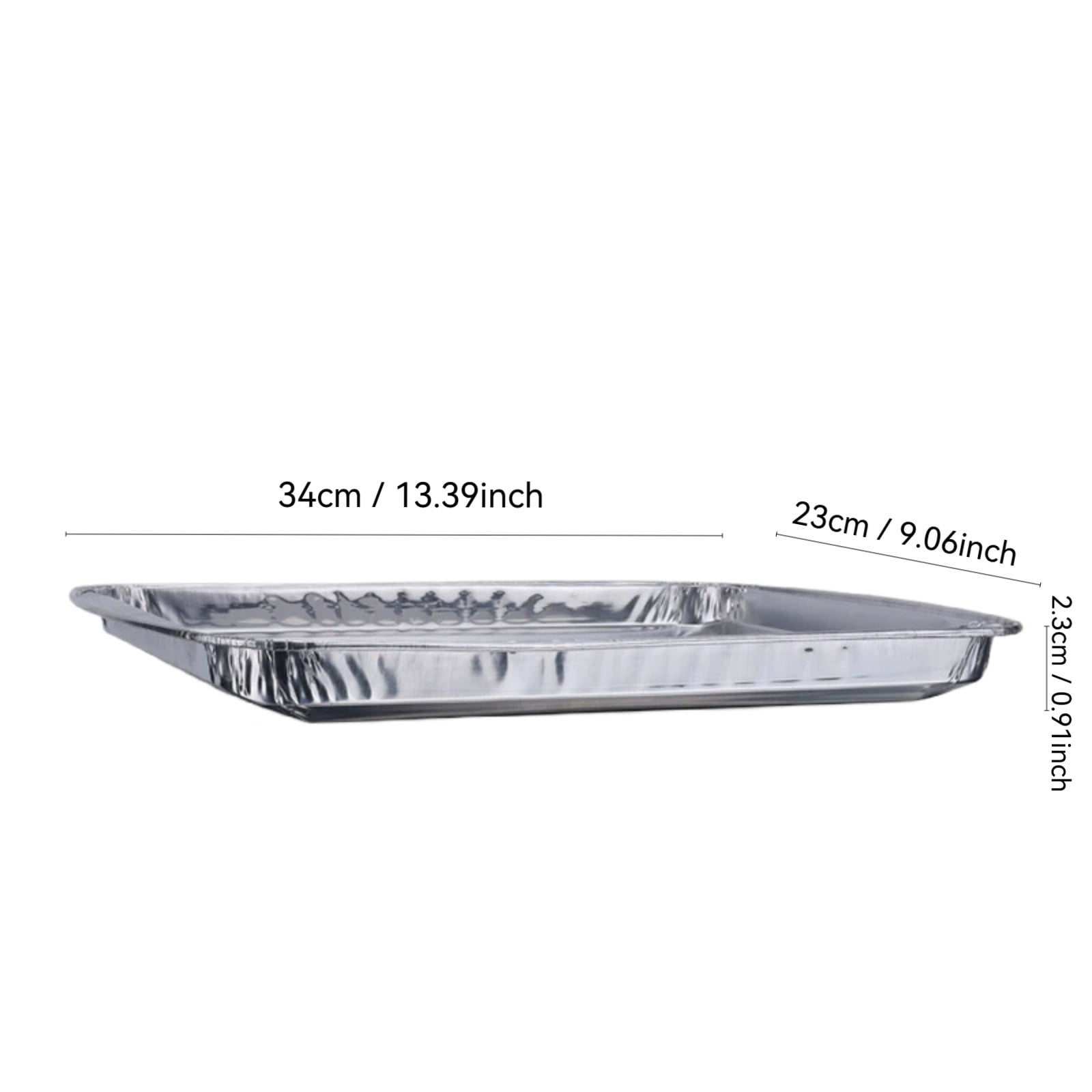 Aluminum Baking Pan Disposable Foil Pan for Oven Grilling Heavy Duty Liner Ideal for Outdoor Barbecue and Food Prep Baking Cooking and Storing Food 10PCS