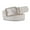 Silver, variant on Women's Faux Leather Belts Groove Belt Buckle Holographic Summer Fashion Metal Adjustable Basic Belt Silver Small-X-Large