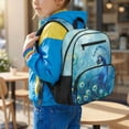 thumbnail image 2 of KUIFORTI Peacock Toddler Backpack for Girls Kids School Bag with Multiple Organizer Pockets Fashion Adjustable Straps for Preschool Kindergarten Back to School Gifts, 2 of 7