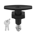thumbnail image 1 of Miangastore rv cabinet latches T-Handle Swing Knob Lock Black for RV Storage 1 Set, 1 of 9