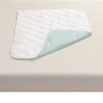 thumbnail image 6 of DMI 28" x 36" 4-Ply Quilted Reusable Bed Pad White and Green 560-7058-0000, 6 of 7