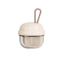thumbnail image 5 of Portable Case with Lanyard Travel Organizer Mini Pill Box with Compartments for Medicine Vitamins Beige, 5 of 5