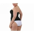 thumbnail image 6 of Women's InstantFigure WBT035X Curvy Strapless Bandeau Top (Black 3X), 6 of 20
