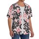 thumbnail image 2 of Fotbe Black Snake Camisa Estampada de Manga Corta para Hombre, Casual de Verano, Estilo Playero, Sin Arrugas-Large, 2 of 5