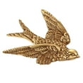 thumbnail image 4 of OFFIGAM Elegant Golden Resin Swallow Wall Ornament for Living Room Bedroom Wall Decoration, 4 of 10