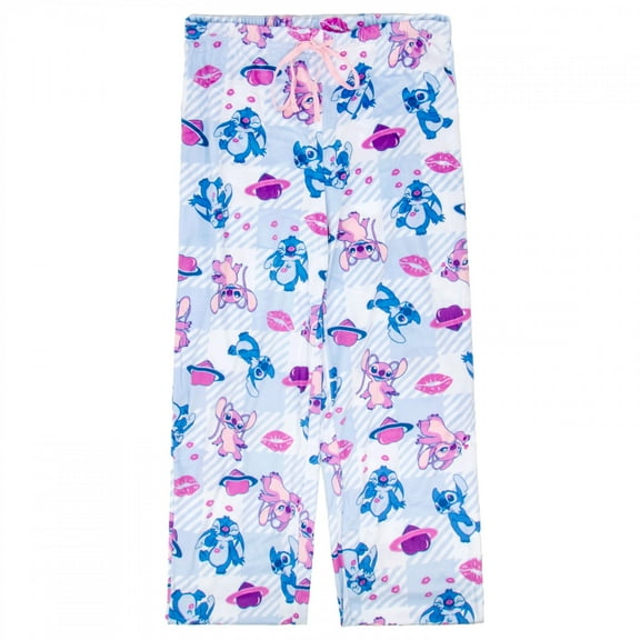 Lilo and Stitch and Angel All Over Print Sleep Pants-Small (28-30)
