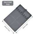 thumbnail image 3 of Non-Stick Silicone Grill Mat for BBQ, Oven & Baking 16.5 x 11.8 Inch Heat-Resistant Cooking Mat with Oil Drip Protection & Easy Cleanup Akmoler | Silica Gel, Color, 3 of 9