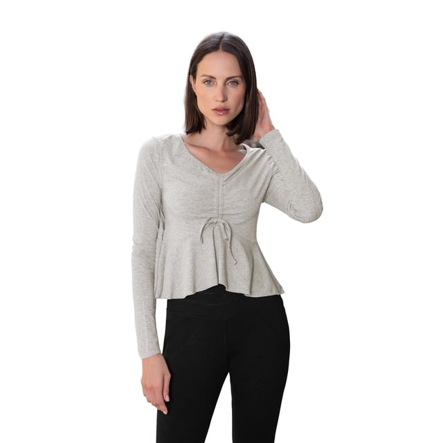 Blusa André Badi gris grande