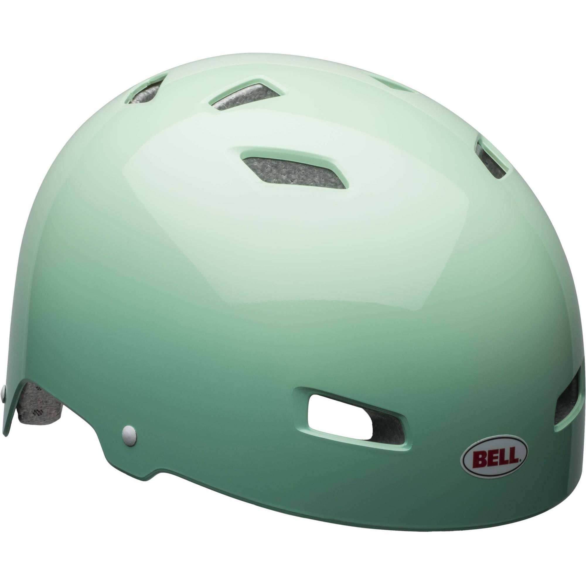 mint green bike helmet