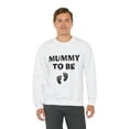 thumbnail image 6 of Mummy To Be Streetwear Halloween Unisex Heavy Blend™ Crewneck Sweatshirt, 6 of 7