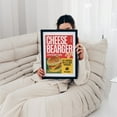 thumbnail image 5 of Cheese Bearger Offer - Typography Humor Pop Art Illustration Black Framed Wall Art Print 16 x 24 inches, 5 of 7