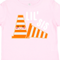 thumbnail image 4 of Inktastic Lil Sis with Construction Cones Girls Toddler T-Shirt, 4 of 5