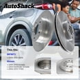 thumbnail image 3 of AutoShack Rear Solid Brake Rotors 2-PC Set Replacement for 2004-2015 Nissan TITAN 2005-2015 Nissan Armada 2004-2010 INFINITI QX56 12.58" (319.5 mm), 3 of 5