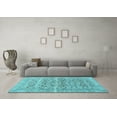 thumbnail image 3 of Ahgly Company Indoor Rectangle Persian Light Blue Traditional Area Rugs, 8' x 12', 3 of 4
