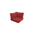 thumbnail image 1 of TK Classics Covers for Low-Back Corner Chair Cushions in Terracotta, 1 of 3