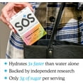 thumbnail image 2 of SOS Hydration Electrolyte Powder Sticks, Rainbow Sherbet , 8-Pack, Low Sugar, Vitamins, Potassium Magnesium Zinc, 2 of 5