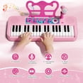 thumbnail image 3 of Keyboard Piano for Kids, 37 Keys Musical Instruments with Microphone & Stood & Chair, Musical Toys for 1 2 Years, Birthday Christmas Gifts for 1 2 3 Year Old Girls, 3 of 10