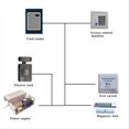thumbnail image 4 of New IC 13.56Mhz Card Reader Waterproof Proximity RFID Access Control Reader Wiegand 26/34 Output Access Card Reader,1 x IC access control card reader,Black, 4 of 6