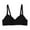 Black, variant on Women's Double Support Convertible Straps Wirefree Seamless Bra