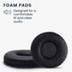 thumbnail image 3 of Almohadillas de repuesto kwmobile para JBL Tune 600/500BT negras, 3 of 8