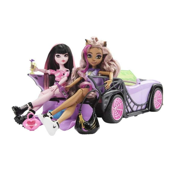 Vehículo Playset Monster High Travel Club con 2 muñecas de más de 4 años