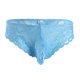 thumbnail image 3 of Bragas de hombre sexys con efecto mojado, lencería de encaje con estampado floral, bolsa abultada, calzoncillos de tiro bajo, suspensorios transparentes, ropa interior, 3 of 5