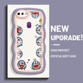 thumbnail image 2 of Funda para teléfono OPPO F9 F9 Pro F11 Pro A7x Realme U1 2 Pro funda para teléfono Doraemon HP funda blanda a prueba de golpes borde de onda colorido gato cámara transparente funda protectora creativa, 2 of 4