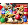 thumbnail image 2 of SUNSOUT INC - Kitties Fun Time - 500 pc Jigsaw Puzzle by Artist: Tom Wood - Finished Size 18" x 24" - MPN# 28935, 2 of 5