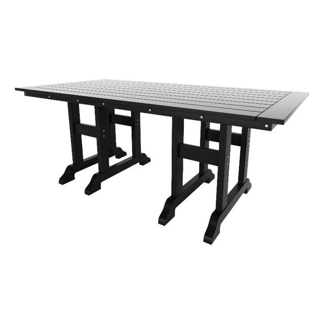 Paradise Table à Manger Rectangulaire en Plastique HDPE 71 Pouces