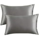 thumbnail image 1 of Funda de almohada de satén para el cabello y la piel, paquete de 2 - Fundas de almohada de tamaño estándar - Fundas de almohada de satén con cierre de sobre Xemadio LRWJ057-25, 1 of 6