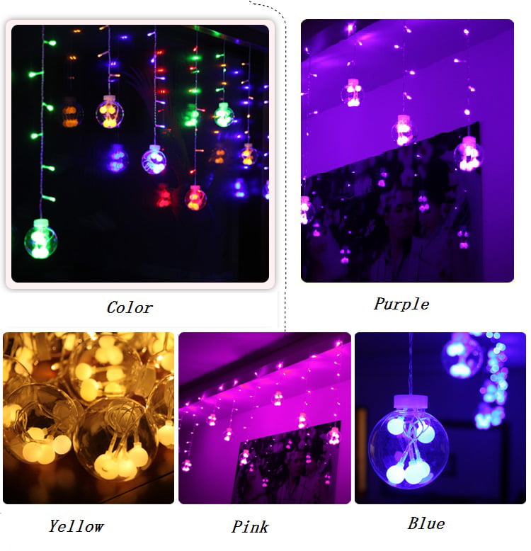LED Fantasy Wishing String Light Ball Copper Wire Lamp Party wedding Decor 