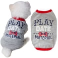 thumbnail image 5 of Adorable Letter Print Pet T-shirts - Threaded Neckline - Soft Comfortable - Summer Puppy Clothes, 5 of 8