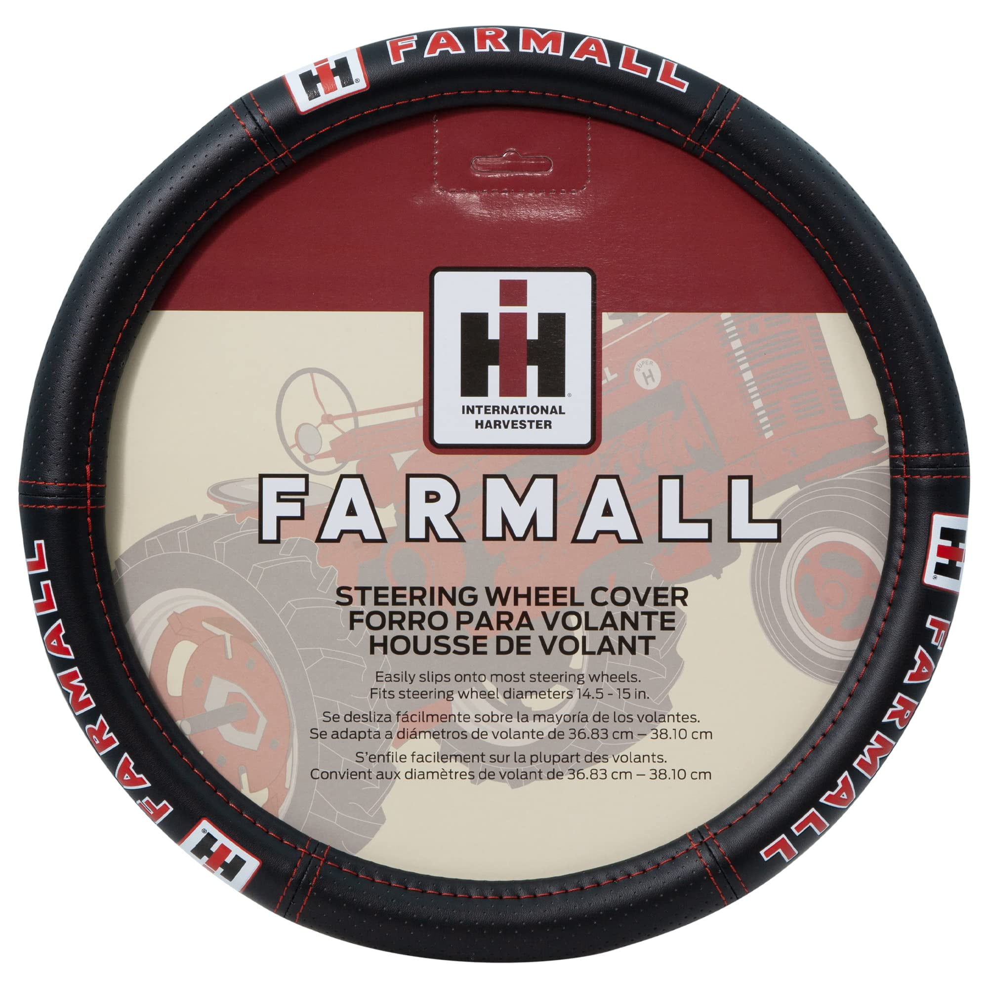 Plasticolor 006791R01 Harvester International Farmall Deluxe Steering Wheel Cover