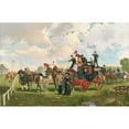 thumbnail image 2 of Auguste Legras 14x11 Black Ornate Wood Framed Double Matted Museum Art Print Titled: The Lawn of Auteuil (1882), 2 of 5