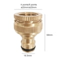 thumbnail image 1 of Conexión de grifo de cobre - Interfaz de grifo resistente a la corrosión y al óxido (A) Likrtyny Para estrenar, 1 of 8