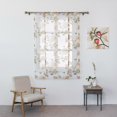thumbnail image 2 of New Kitchen Short Sheer Door Curtains Roman Blinds Printing Panel Tulle Window Treatment Home Decor, 2 of 13