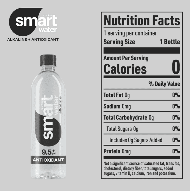 smartwater Alkaline with Antioxidant, Vapor-Distilled Water, 20 fl oz Bottles, 24 Pack