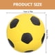thumbnail image 4 of KAKOWELY 3 pelotas de fútbol con sonido, divertidas y interactivas, con forma de balón de fútbol, con sonido y rebote (amarillas, azules y verdes), 4 of 4