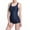 A_ Navy, variant on UTSJKR Women's One Piece Swimsuit Tummy Control Bathing Suit Athletic Criss Cross Back Slimming Halter Swimwear Full Coverage Black XL