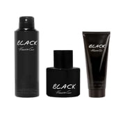 Kenneth Cole Black Cologne Gift Set for Men, 3 Pieces