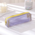 thumbnail image 1 of Estuche de Malla con Cremallera – Bolsa Portátil para Guardar Artículos de Papelería para Niños y Niñas – Organiza Bolígrafos, Lápices y Pinceles – Úsalo Como Estuche para Lápices o Bolsa Multiusos p, 1 of 7