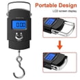 thumbnail image 3 of Portable Electronic Scale, Electronic Crane Scale with Hook with Backlit LCD Display, MAX 50 kg / 110 lb Tare Function, For Travel, Fishing and Outdoo, 3 of 5