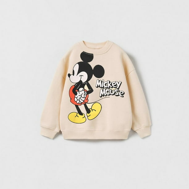 Sudaderas de dibujos animados para niños y niñas, camiseta de manga larga deportiva informal de Color puro, ropa de moda, sudaderas con capucha de algodón de nuevo estilo lindo
