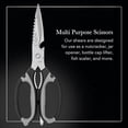 thumbnail image 3 of Hammer Stahl Kitchen Scissors | Kitchen Shears Heavy Duty Poultry Shears | Black Kitchen Scissors for Food | Stainless Steel Kitchen Scissors Come Apart for Cleaning | Sharp Kitchen Scissors, 3 of 5