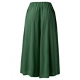 thumbnail image 4 of Vedolay High Waist Pants Women's Cotton Casual Loose Fit High Waisted Casual Pants,Mint Green XXL, 4 of 5