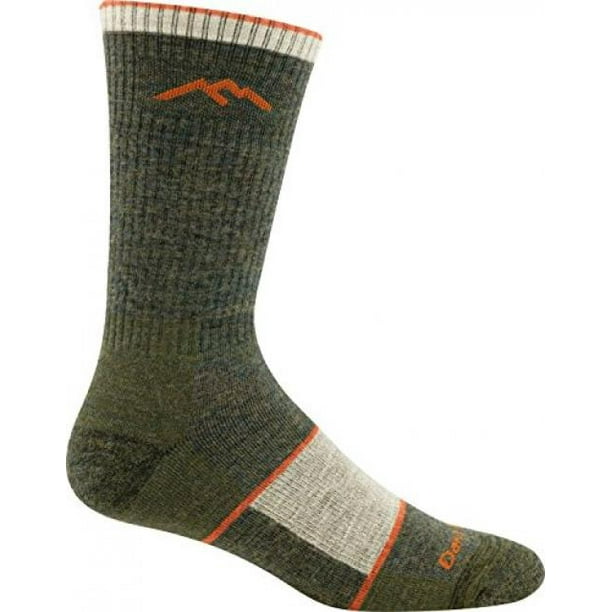 Darn Tough Darn Tough Vermont Merino Wool Boot Sock Full Cushion,Olive,XLarge 12.5 14.5