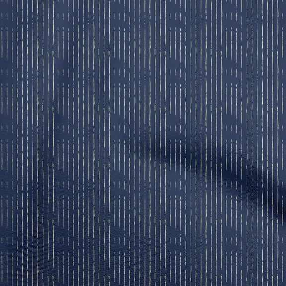 oneOone Viscose Jersey Blue Fabric Stripes Sewing Craft Projects Fabric Prints By Yard 60 Inch Wide-X8