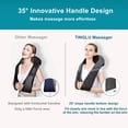 thumbnail image 4 of SAYFUT Shiatsu Back and Neck Massager with Heat and Deep Kneading Massage for Neck, Back and Shoulder Body Relaxation, Black, 4 of 8